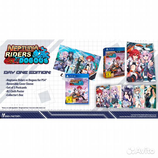 Neptunia Riders vs. Dogoos PS4, английская версия
