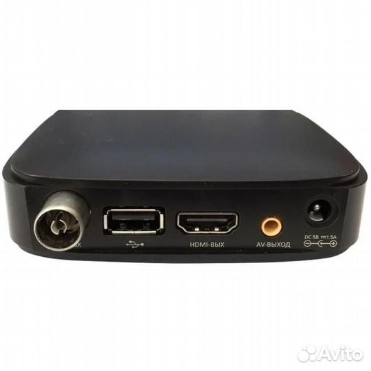 Ресивер Cadena CDT-1793 черный DVB-T2 #275501