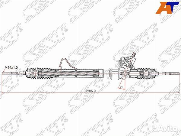Рейка рулевая suzuki grand vitara