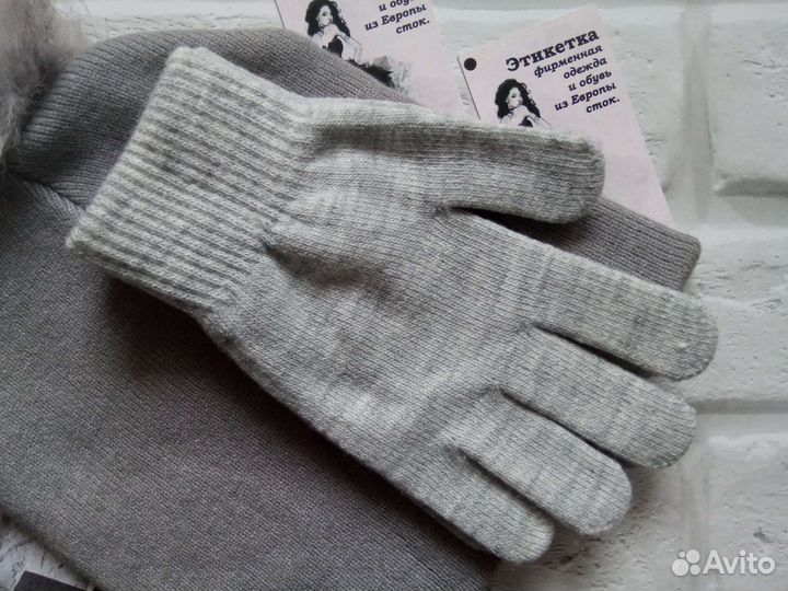 Перчатки женские/подростковые новые