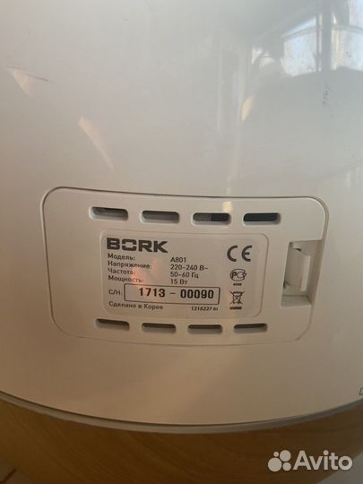 Воздухоочиститель bork