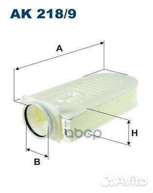 AK 218/9 фильтр воздушный MB W204/W212/W221 2