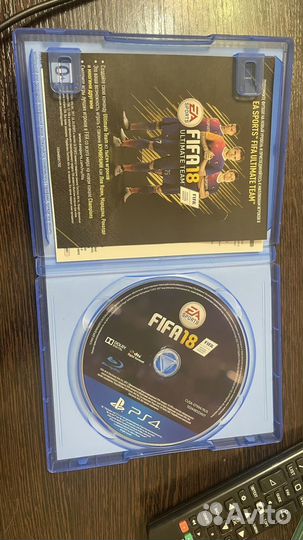 Диск fifa 18 на ps4