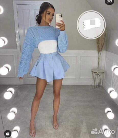 Шорты-юбка S 40-42 размер