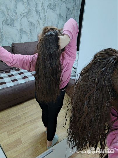 Хвост шиньон на крабе