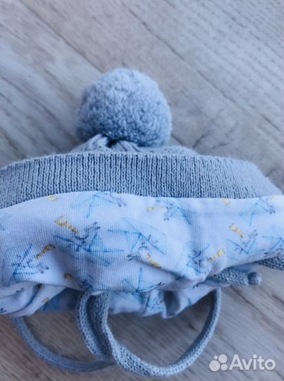 Шапочка осенняя от 6 мес-1 год