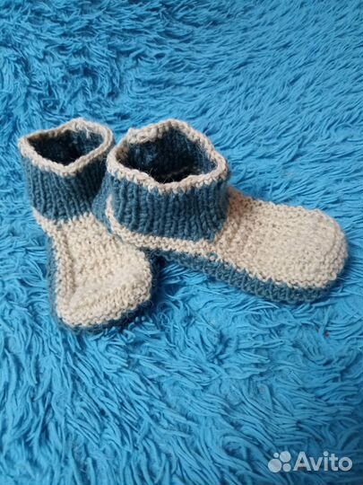 Носки -тапочки ручной работы