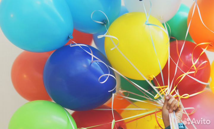 Гелиевые шары и фотозона на гендер пати