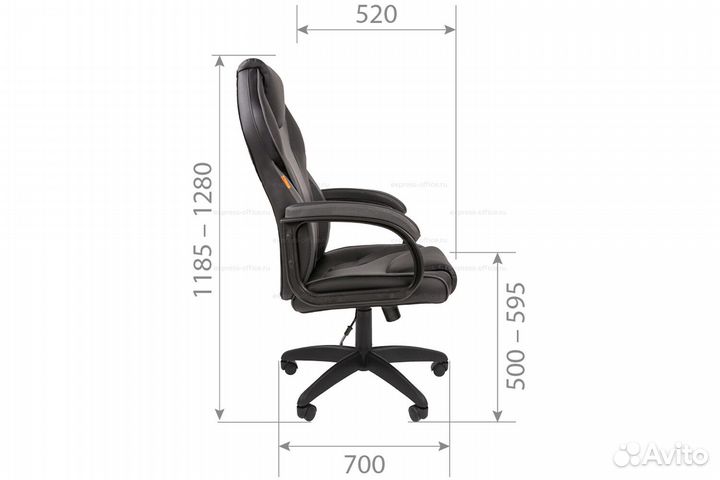 Кресло игровое Chairman 299