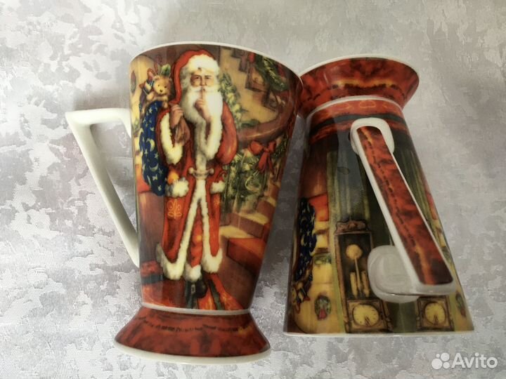 Новогодняя чашка с Сантой Клаусом (Германия)
