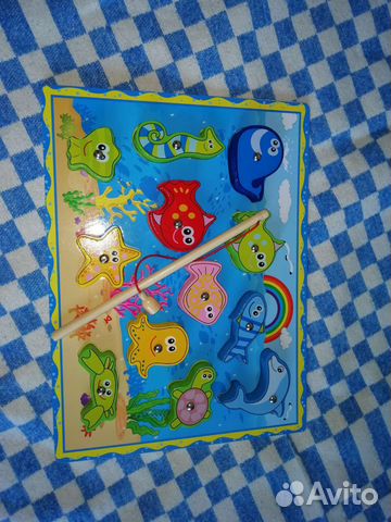 Игрушка Рыбалка деревянная