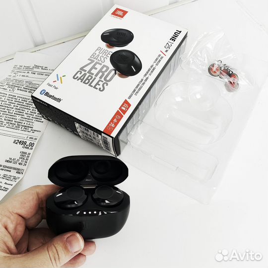 Беспроводные наушники jbl tune 125 tws