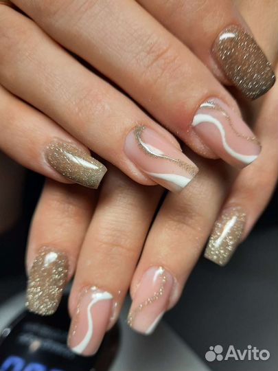 Наращивание ногтей, шеллак, педикюр