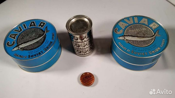 Жестяные банки для коллекции СССР и современные