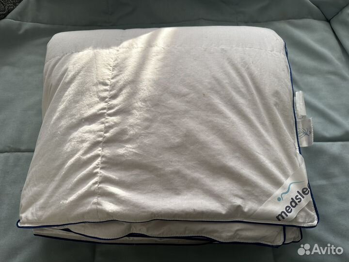 Одеяло пуховое евро новое