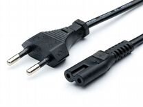 Сетевой шнур вилка-евроразъем С7 кабель 2x0,5 мм 1