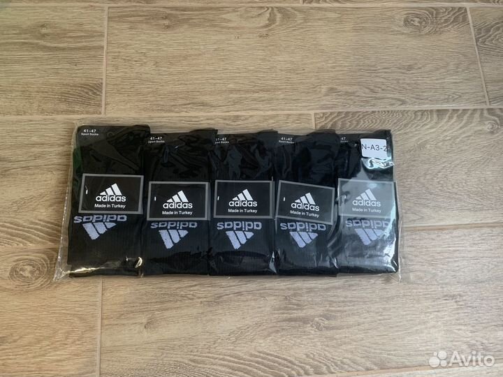 Носки adidas высокие черные премиум