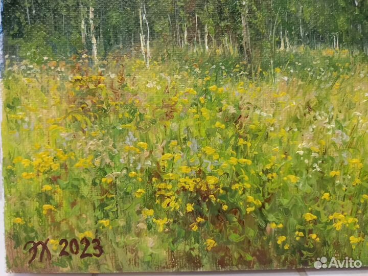 Картина маслом на холсте. Пейзаж 25х35 см