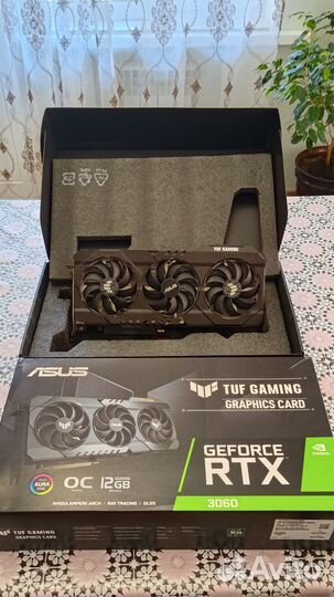 Видеокарта asus GeForce RTX 3060 TUF Gaming