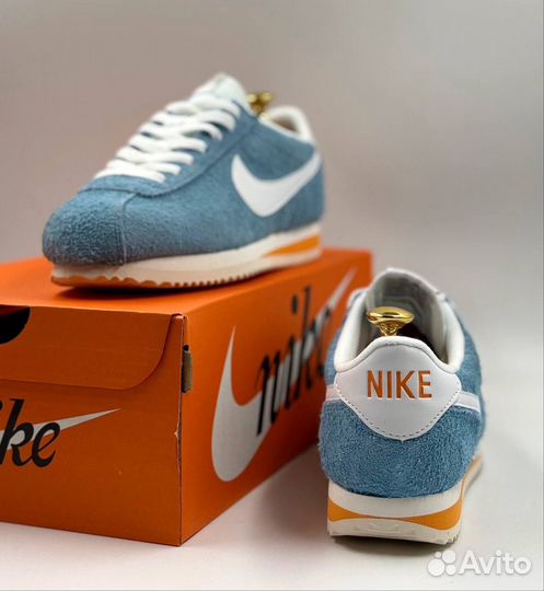 Кроссовки Nike Cortez голубые