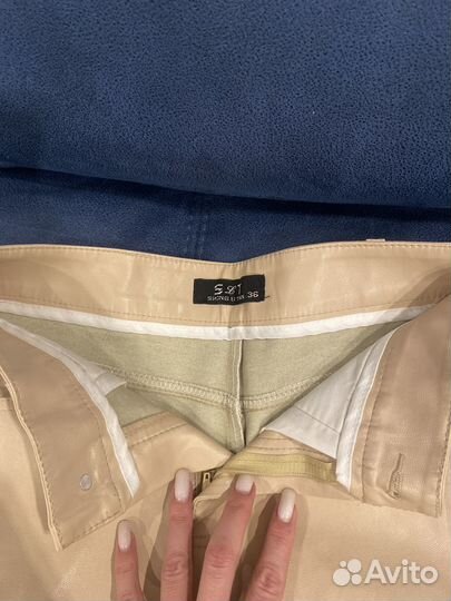 Шорты женские кожаные