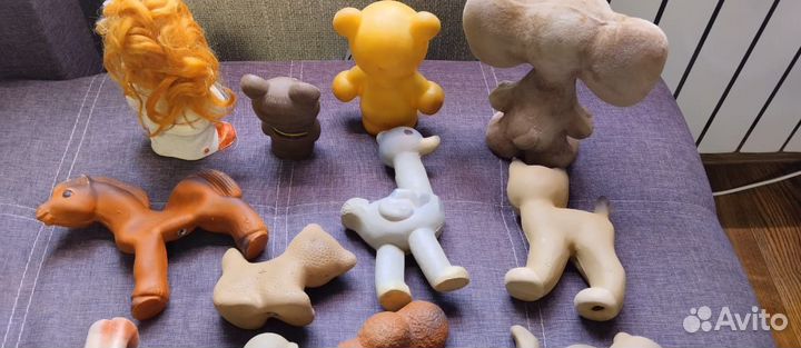 Резиновые игрушки СССР красный треугольник