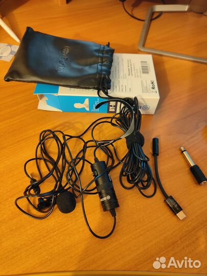 Петличный микрофон boya by-m1