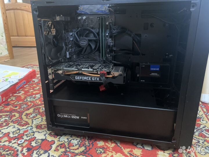 Игровой компьютер i3 10100f 1660 gtx