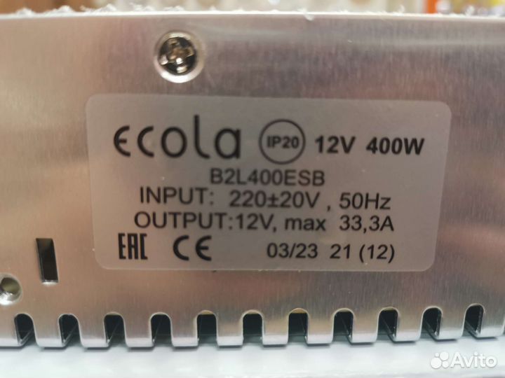 Блок питания 12v 400w