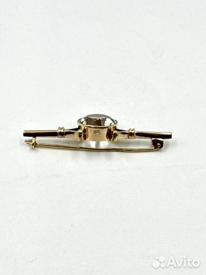 Серебряная брошь