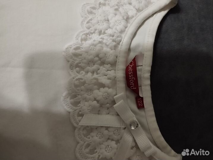 Блузки белые для девочки