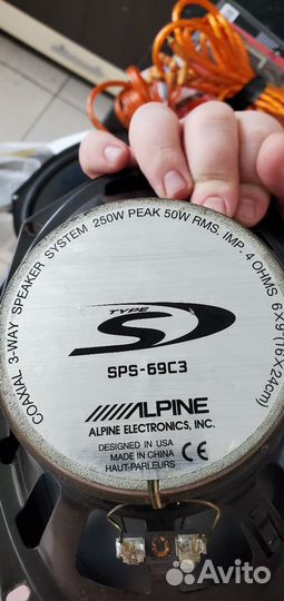 Колонки Alpine sps-69c3