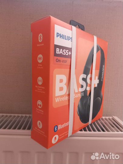Продам новые беспроводные наушники Phillips bass+