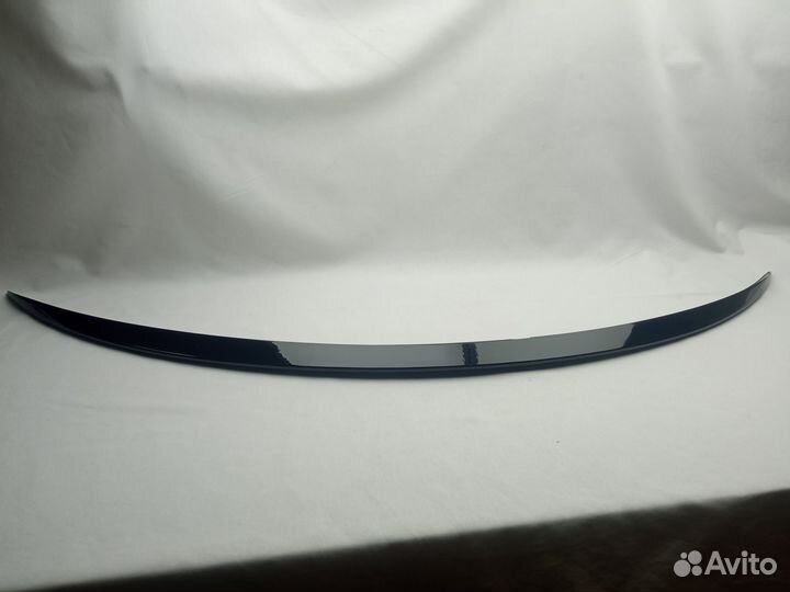 Спойлер (черный глянец) Mercedes-Benz W205 (13-18)