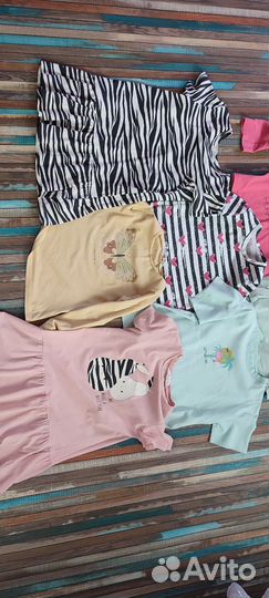 Вещи на девочку 116р пакетом