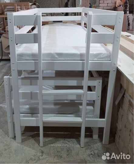 Подростковая кровать Софа двухъярусная с лестницей