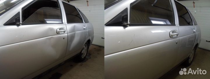 Профессиональное удаление вмятин без покраски