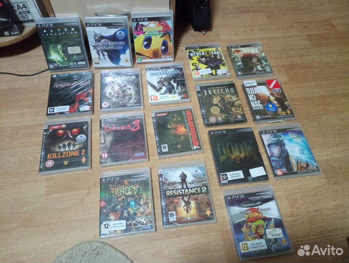 Диски лицензия в плёнке на PlayStation 3