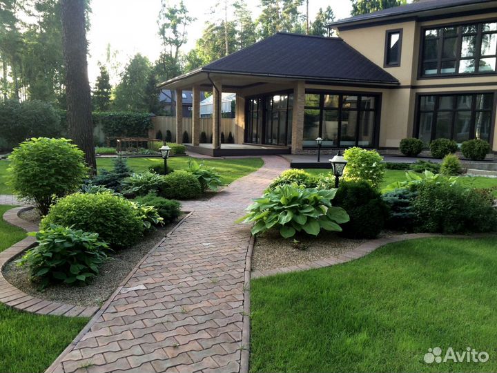 Ландшафтный проект 6 соток участка \ Проект №844