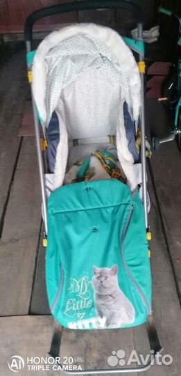 Детские санки с колесами