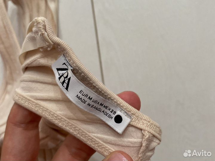 Комбинезон бежевый летний zara