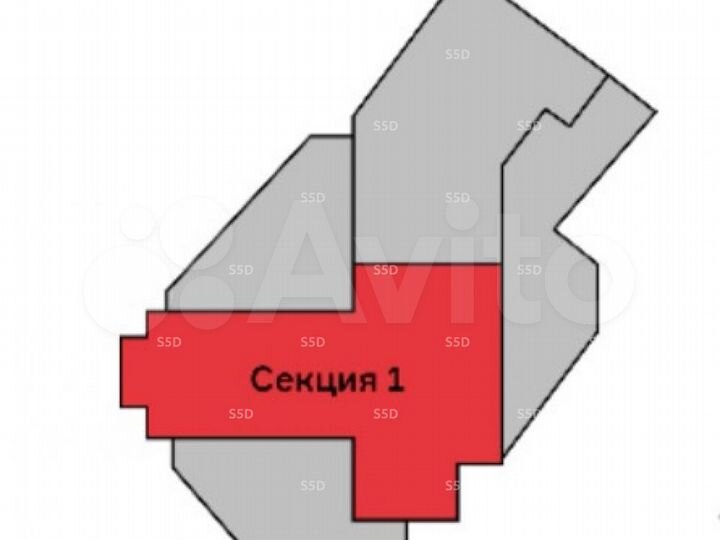 Продам торговое помещение, 45.6 м²