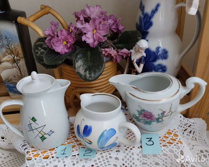 Сливочники и Молочники СССР