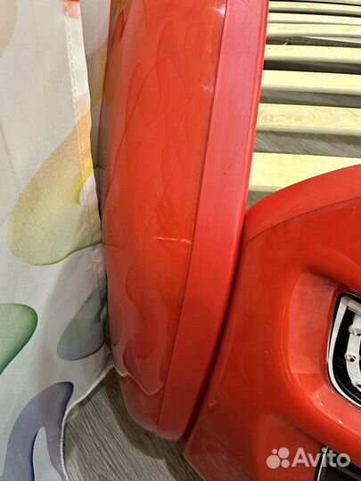 Детская кровать машинка с матрасом