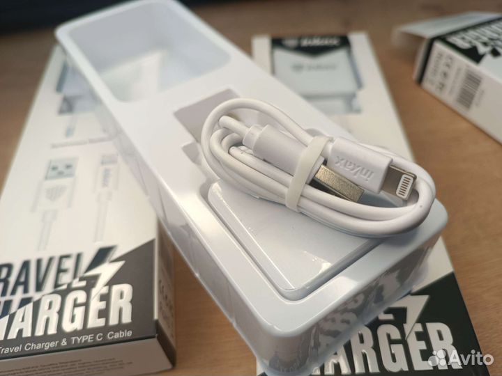 Блок адаптер+Usb кабель для iPhone