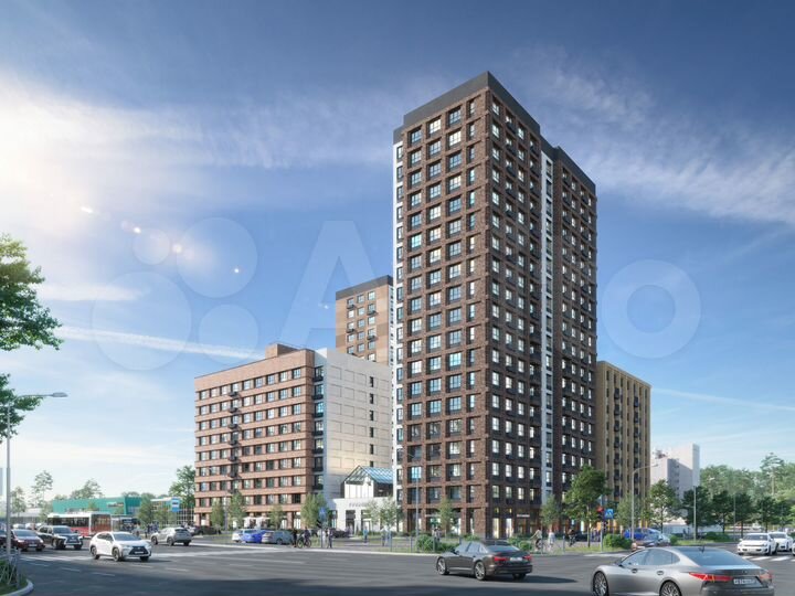 3-к. квартира, 74,8 м², 7/19 эт.