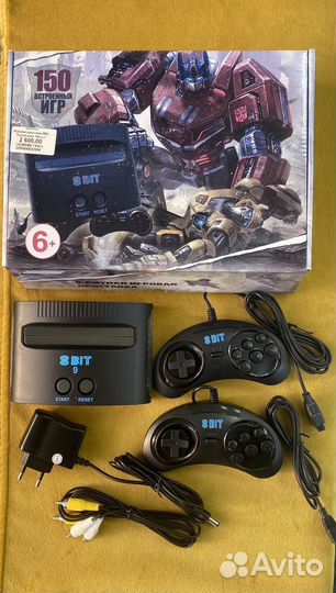 Игровая приставка 8bit transformer 150 in 1