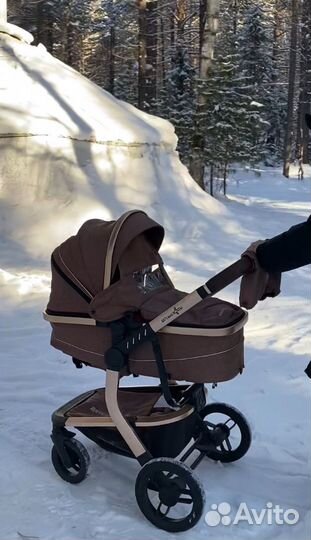 Коляска 3 в 1 с автолюлькой б/у