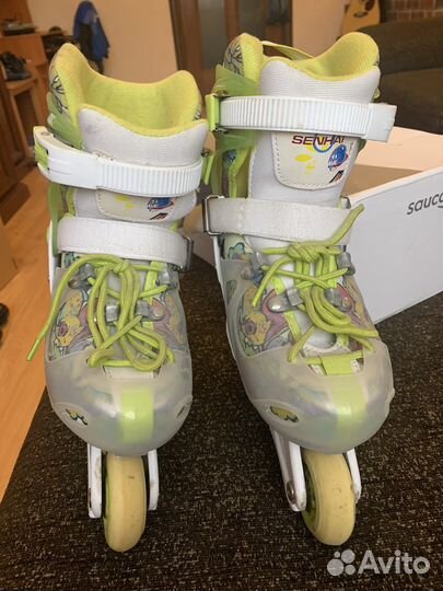 Коньки ролликовые детские размер 30-33
