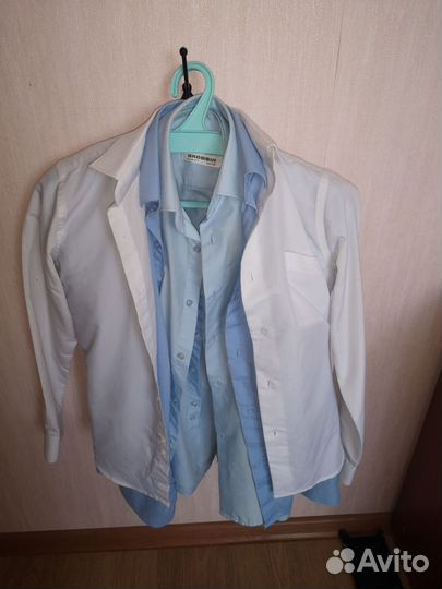 Рубашки школьные для мальчиков от 2 класса до 7